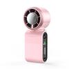 N620C Mini Turbo Handheld Fan with Ice Cooling, Foldable Desktop & Wearable Neck Fan with 3000mAh Battery