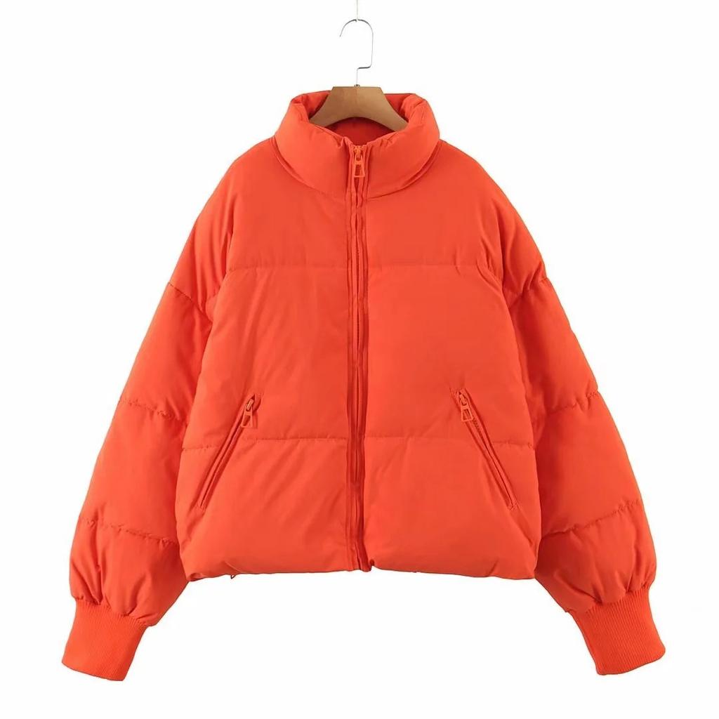 Popular female ins European and American loose and thin warm bread clothes short lazy down cotton clothes winter