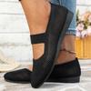 Spring and Summer Women's Breathable Flat Shoes Hollowed-out Solid Color Round Toe Shoes