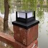 Square Solar Post Cap Light for Outdoor Fence and Courtyard