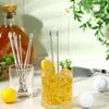 Hushee 10 Pcs Metal Golf Cocktail Stirrers Swizzle Stir Sticks 7.87 Inch Reble Drink Stirrer Sticks Party Decorations Golf Party Clubhouse and Outing