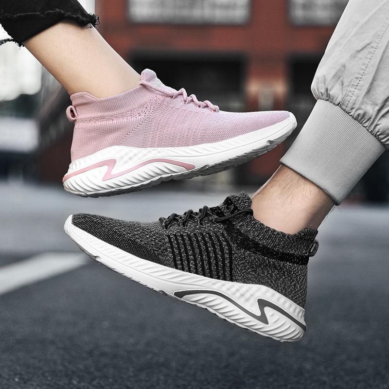 Women’s Sneakers Casual Walking Shoes Summer Men’s Sneakers Lightweight Socks Shoes for Girls Large Size 36-45