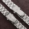 Stainless Steel Watch Strap 20mm 22mm Folding Buckle for Seiko Bracelets Men Women Universal Wrist for Rolex Band Accessories