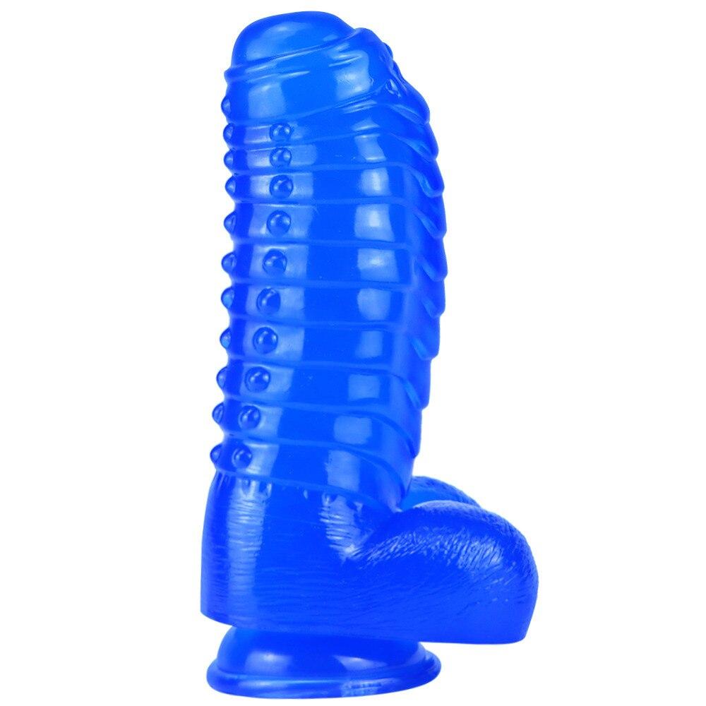 Monster Dildo Big Black Dick Stretching Adult Sex Toy Strap On Fisting BDSM Anal Plug Soft Penis Lesbian Suction Cup Dick