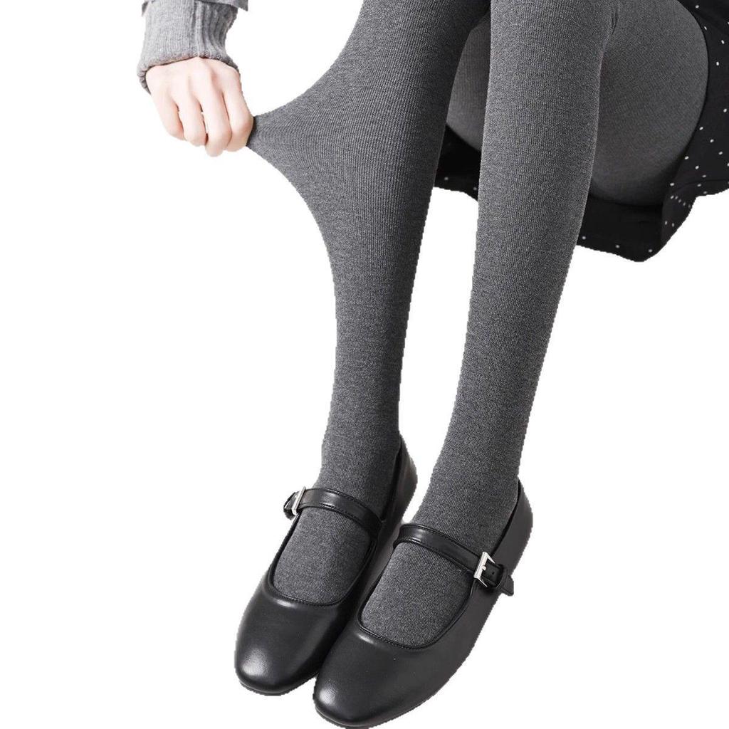 Women's 2025 Striped Leggings: Thick, Warm, Slimming One-Piece Pantyhose for Autumn/Winter.