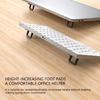 2Pcs Foldable Laptop Stand Portable Laptop Stand Invisible Cooling Laptop Stand Cooling Office Footpad Notebook Tablets