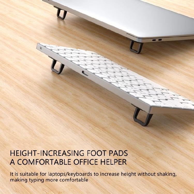 2Pcs Foldable Laptop Stand Portable Laptop Stand Invisible Cooling Laptop Stand Cooling Office Footpad Notebook Tablets