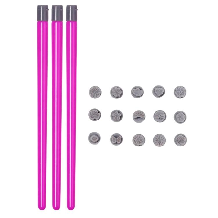 Butterfly Flower Nail Stamp Pen Set Nail Art Stamp Pen Kits Nail Art Pen Set Nail Art Tool for Girls and Women 1