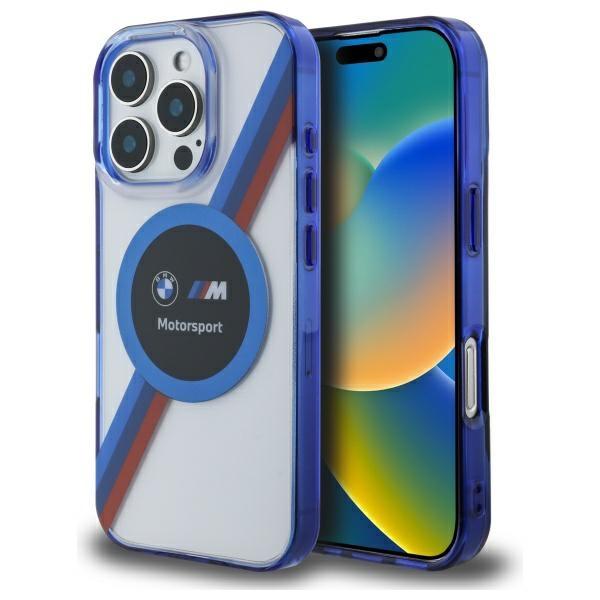 Bmw Bmhmp16L23Htput Iphone 16 Pro 6.3   Przezroczysty/Transparent Hardcase Motorsport Iml Circle Magsafe
