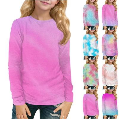 Children's Long-sleeved O-neck Top Printed Daily Casual