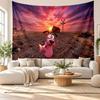 Courage the Cowardly Dog Wall Tapestry Home Decor Hanging Cloth Art Background Tapestry for Bedroom