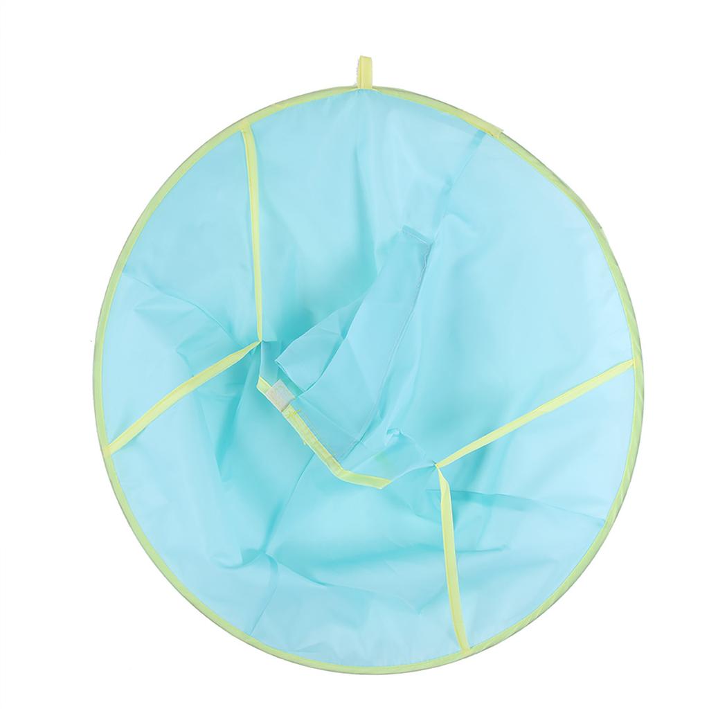 Hair Cutting Cape Cloak Clothes Haircut Salon Hairdresser for Children Kids (Blue)