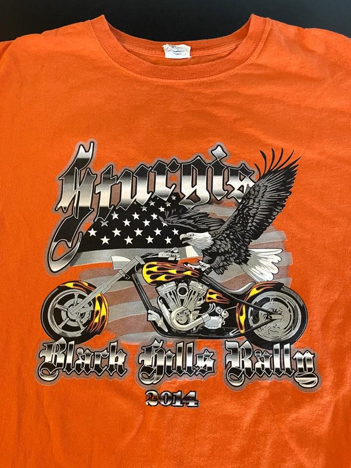 STURGIS Black Hills Rally 2014 T-Shirt, Size: XL 4XL
