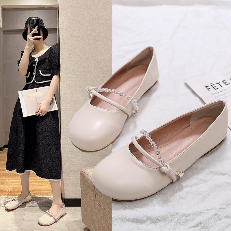 

Summer New Large Size Women s Shoes 35-43 Obese Feet Shoes Women s Soft Bottom Shallow Mouth Rhinestone Shoes Women