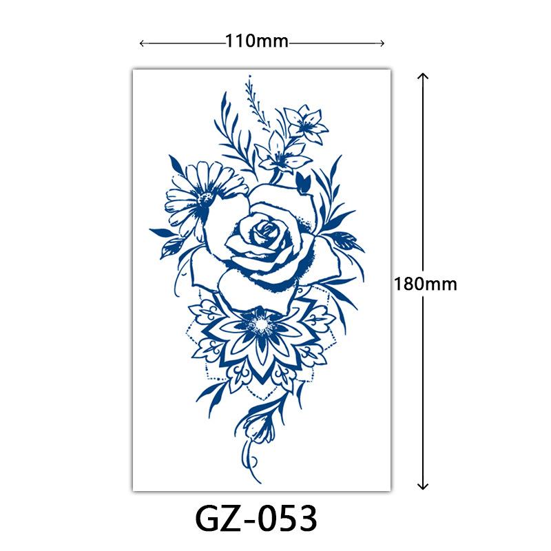 Herbal Juice Tattoo Stickers, Semi-Permanent Tattoo Stickers, Sweatproof, Lasting Tattoo Stickers