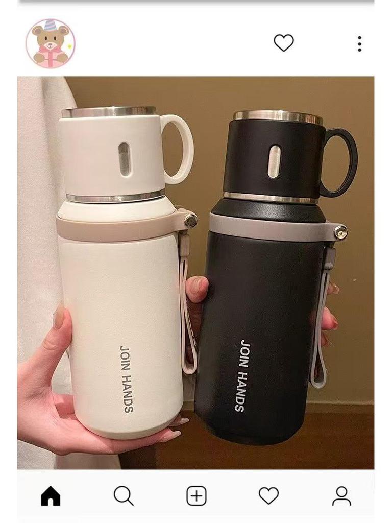 Large-Capacity 316 Stainless Steel Thermos with Tea Infuser