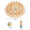 Wooden Chessboard Color Memory Chess Game Memory Concentration Training Wooden CHILDREN S Early Education Learning Playthings