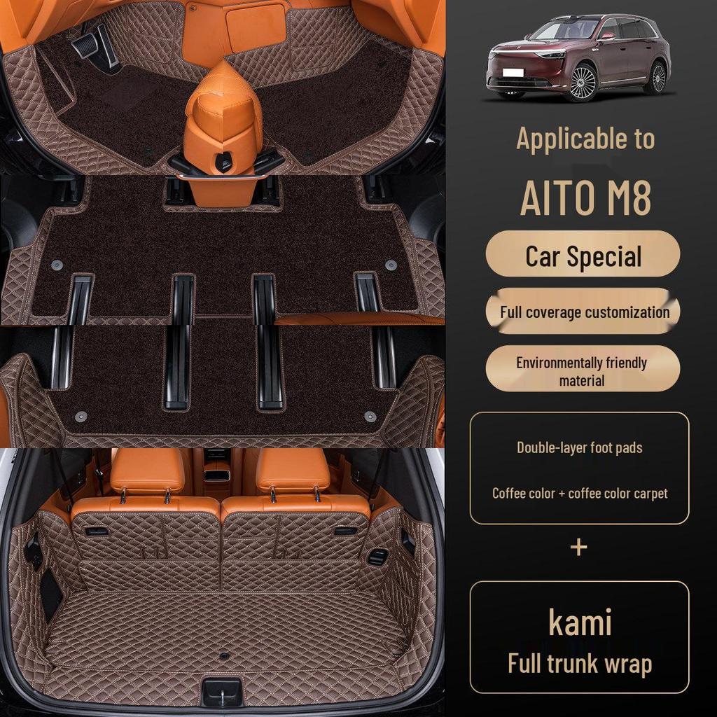 Huawei AITO M8 Six-Seater Custom Full Coverage Floor Mats
