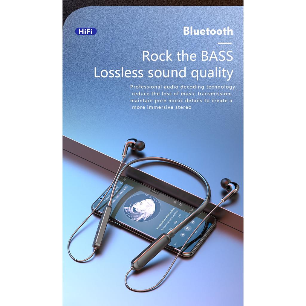 Bluetooth Headphones Bluetooth In-Ear Headphones Powerful Bass, For 