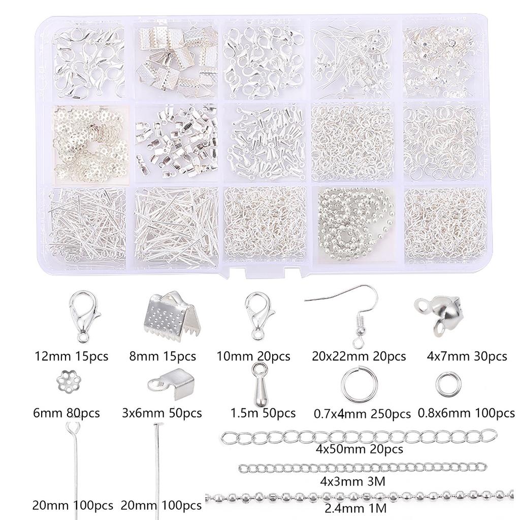 DIY Jewelry Accessories, Earrings, Ear Hooks, Bracelets, Necklaces, Handmade Bead Materials, Tool Sets