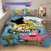 3Pcs Spongebob Squarepants Adventure Bedding Sets For All Sizes New 3D Printed Bed Cover Comforter Duvet Cover Pillowcase Bedroom Decoration