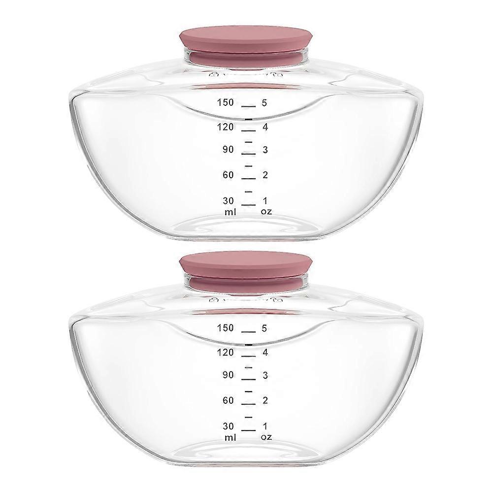 2er-Pack Muttermilch-Aufbewahrungsflaschen für Momcozy Upgraded M9, Muttermilchbehälter, Stillzubehör
