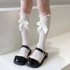 Kave Black Japanese Style Lolita Knee High Socks Women Stockings Sexy Lace Bow Long Socks Thigh High Stockings Sweet Girls
