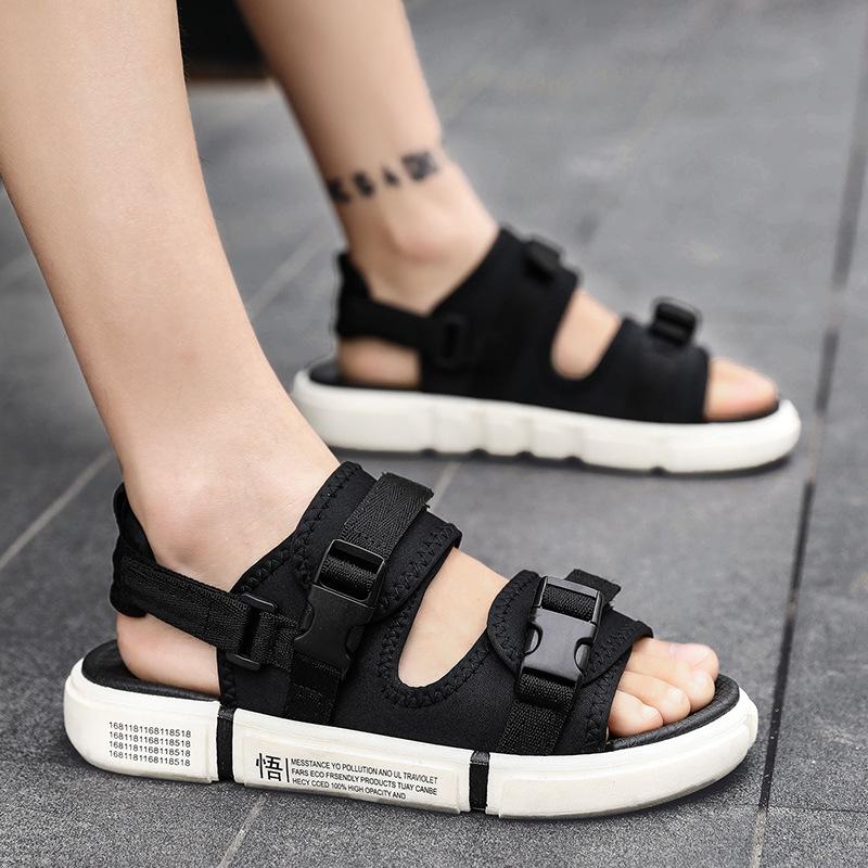 

[Free shipping] 2024 summer fashion enlightened men s sandals, removable one shoe and two sandals 38