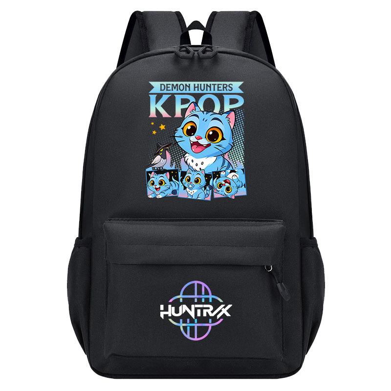 Kpop cazademonios cazademonios grupo de chicas mochila periférica niño niña estudiante mochila de dibujos animados niños de moda