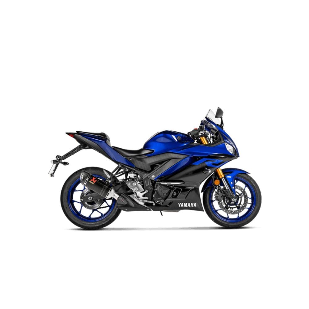AKRAPOVIC Optionaler Carbon-Hitzeschutz für Slip-on Auspuffanlagen YZF-R25 (14-19), YZF-R3 (15-19), MT-25 (15-19), MT-03 (15-19) P-HSY3SO1