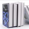 2pcs Bookend Book Stand Support Sample Bookend Iron Desktop Art Non Slip Rack Shelf Holder School Stationery Office Accessories