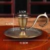 With Handle Metal Candlestick Vintage Candlestick Stand High Quality Candle Holder  Table Decor