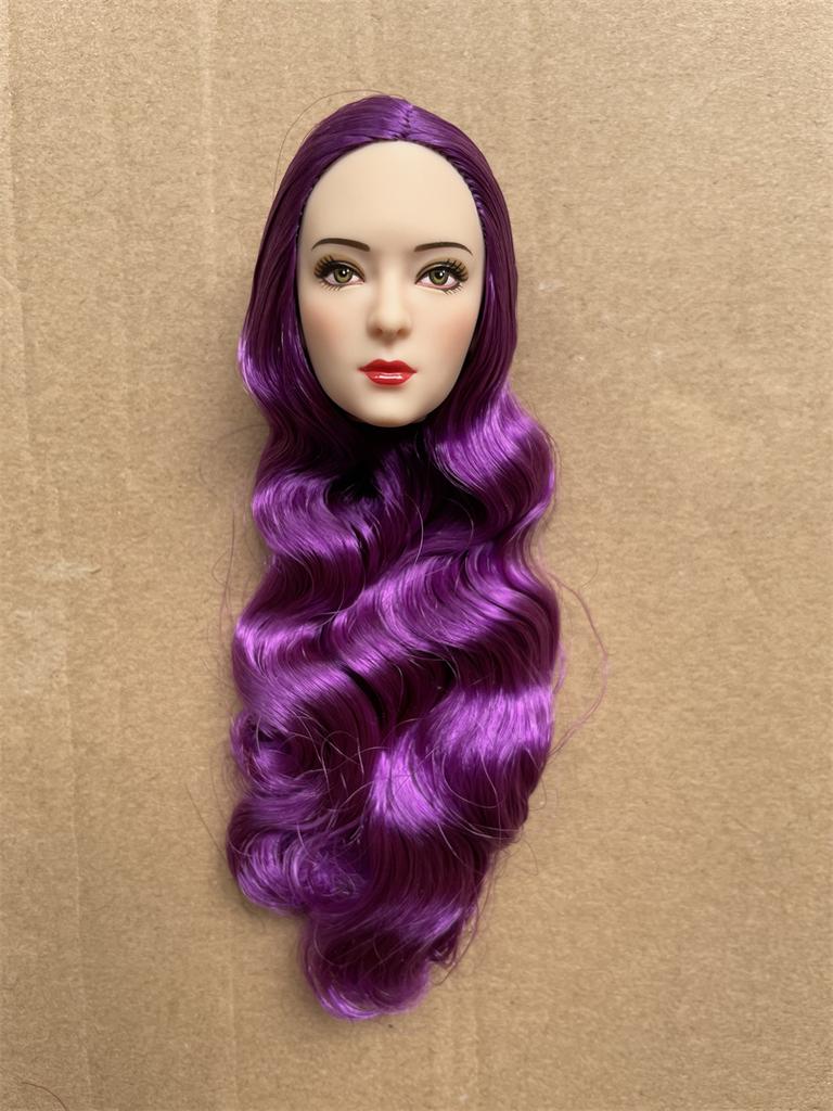 MENGF New Doll Heads 22 Joints Movable 25cm Body Colorful Straight Curl Hairs Vintage Make Up Size 1/6 Doll DIY Accessories