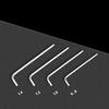 1.5-2-2.5-3-4-5-6-8-10-20Mm Professional Allen Wrench L Shaped Round Head Hexagonal Keys L-Type Repair Tools Hand Tool