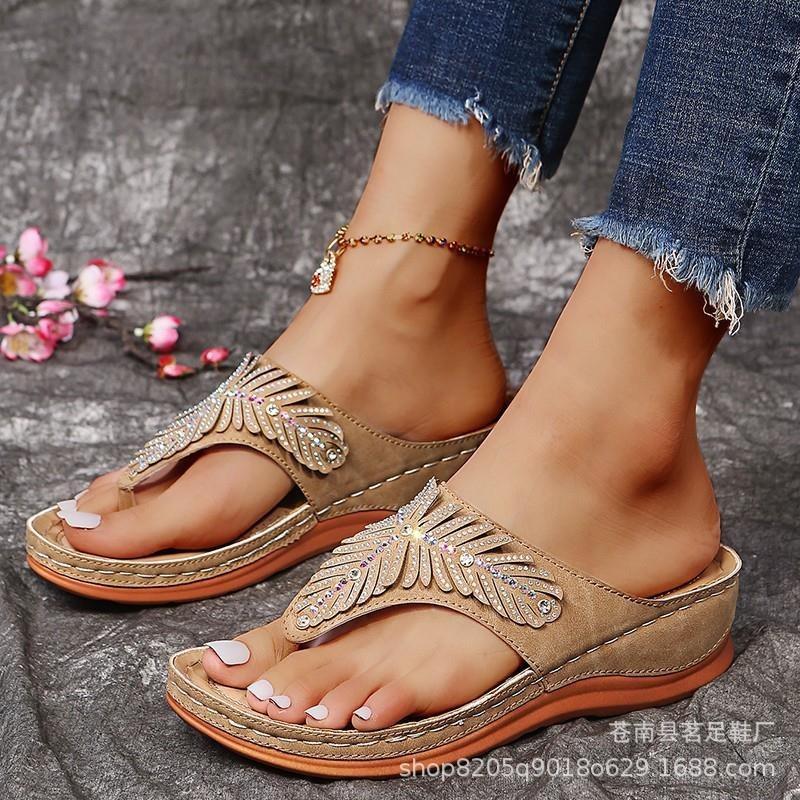 Wish Hot Style Flip-flops Large Size African Sandals Casual Lightweight Flip-flops Flat Sandals