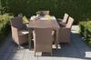 Stuhl Sessel Gartenstuhl für Balkon Terrasse Bequem Allibert + Kissen Beige