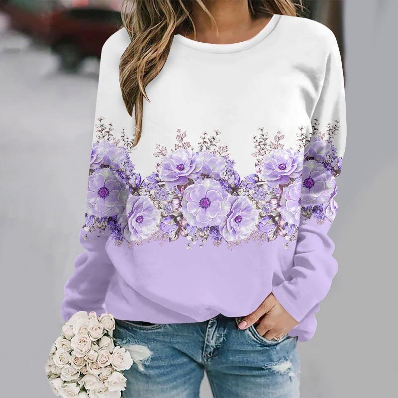 Long sleeved T-shirt women's fashion casual top