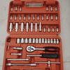 53-Piece Hex & Phillips Screwdriver Set with Ratchet Wrench & Socket Tool for Car & Motorcycle Repair