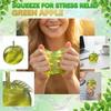Apple Squeeze Toy Stress Relief Ball Squishy Maltose Sensory Fidget Toy Translucent Slow Rebound Cute Delicate for Adults Kids Anxiety Relief