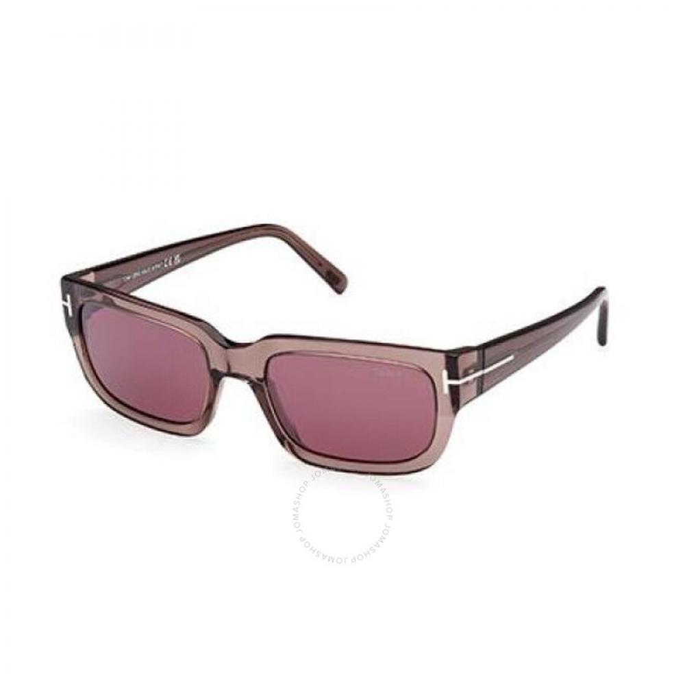 

Tom Ford Ezra Bordeaux Mirror Rectangular Men s Sunglasses FT1075 45U 54