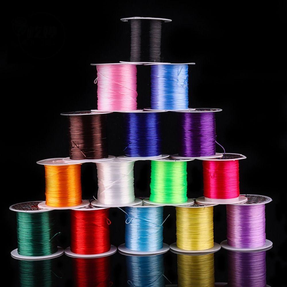 Cordon élastique pour perles, bijoux, bricolage, cordons extensibles, ligne élastique durable, bracelets, colliers