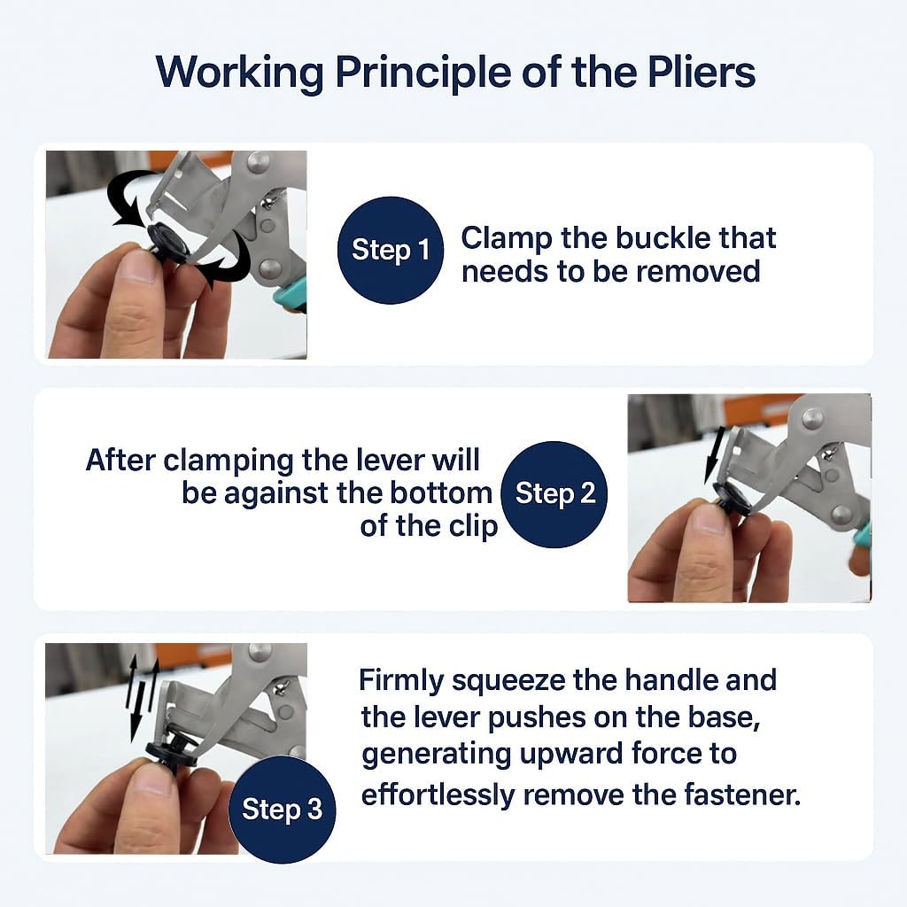 Car Clip Pliers And Disassembly Tools, Auto Clip And Car Trim Removal Tool For Rivets, Trim Clips, And Panels – Trim Clip And Trim Panel Removal
