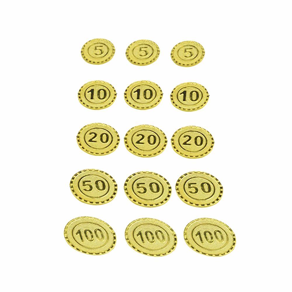 100pcs Pirate Coins Simulation Child Toy Decoration Coin Chip for Party Gold Coins