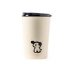 Insulated Cup Vacuum with Lid Frosted Stainless Steel Small Accompanying Thermal for Coffee Water Cute Puppy Pattern