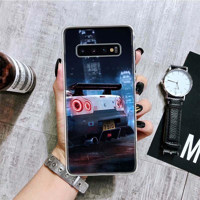 GTR Sportwagen JDM Handyhülle Für Samsung Galaxy S20 FE S10 Plus S21 S22 Ultra S10E S9 S8 S7 Edge J4 + Fundas Cover Coque