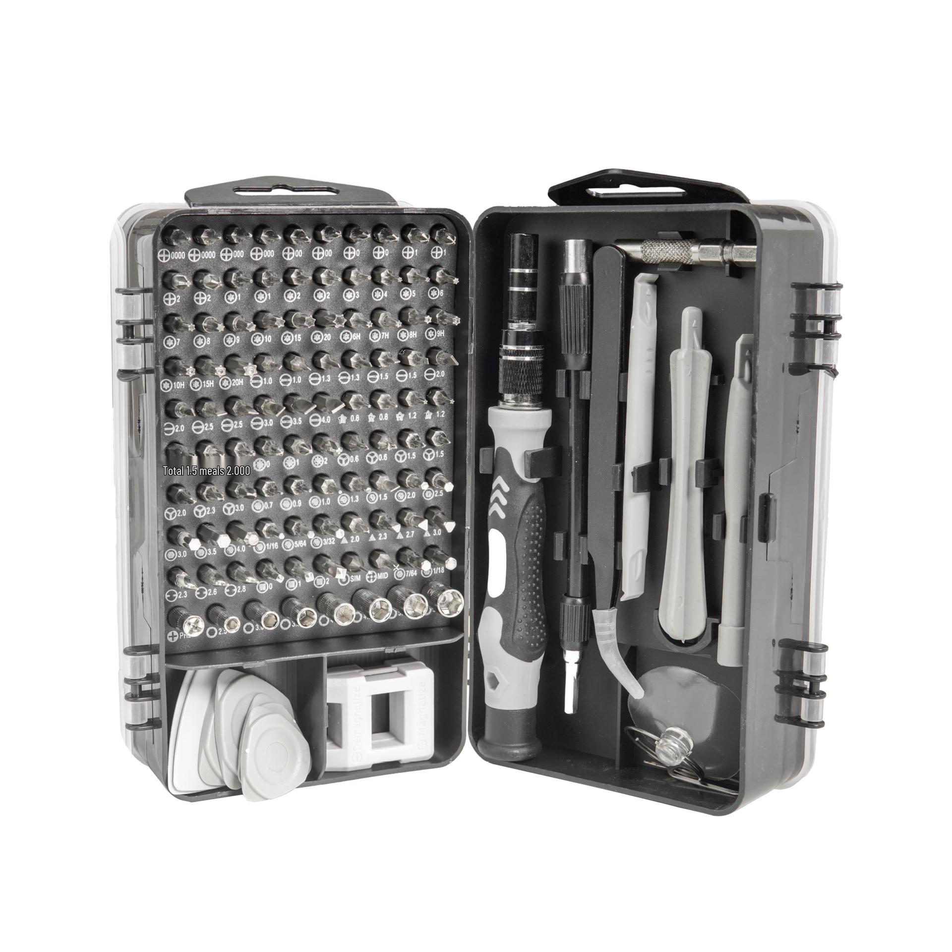 

115-in-1 CRV Screwdriver Set for Hardware and Watch Repair