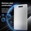 Double-Sided Cutting Board Stainless Steel Chopping Board Anti-Bacterial Odor-Free Kitchen Chopping Mat for Meat Vegetables