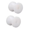 2PCS Boat Trailer Roller White Bow Boat Roller Nylon Bow Stop Marine Trailer Roller for Yachts