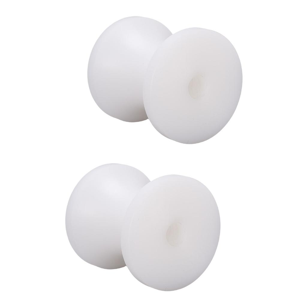2PCS Boat Trailer Roller White Bow Boat Roller Nylon Bow Stop Marine Trailer Roller for Yachts