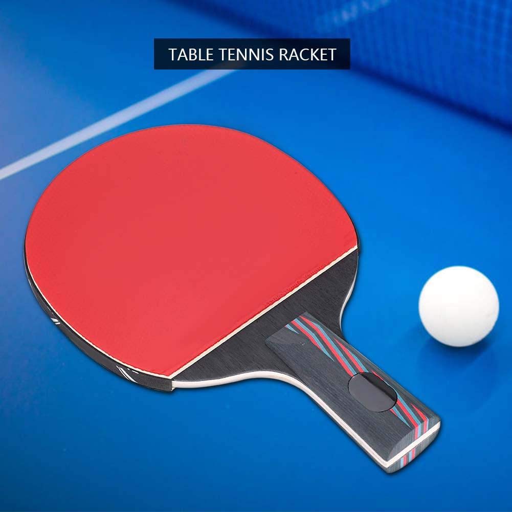 Table Tennis Ping Pong Racket Bat Shakehand Pen Holder with Storage Bag Pen (1 Holder)